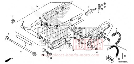 BRAS OSCILLANT XR125LEKJ de 2018